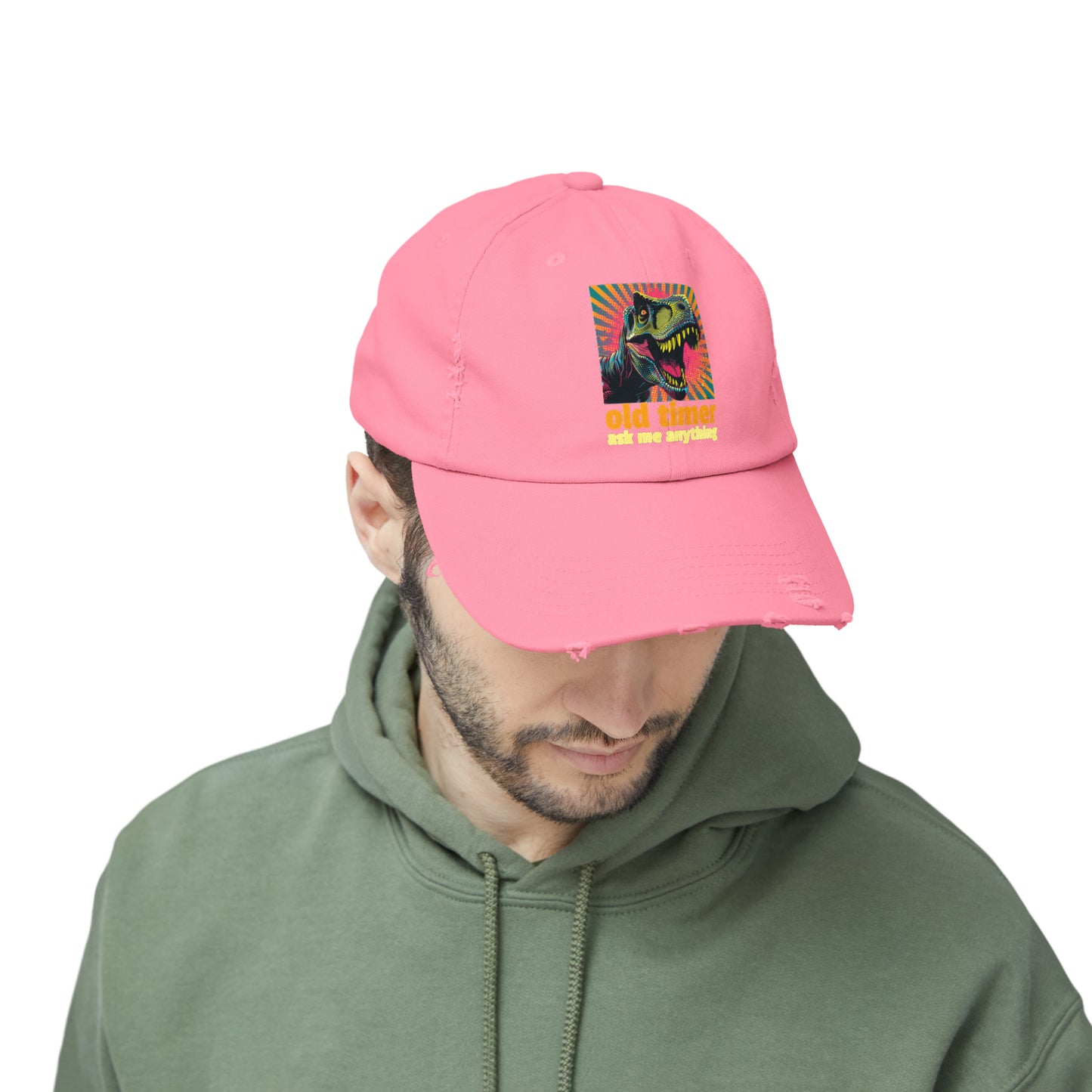 Old Timer Unisex Distressed Cap