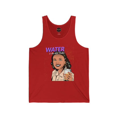 Water is the New Vodka Unisex Jersey Tank