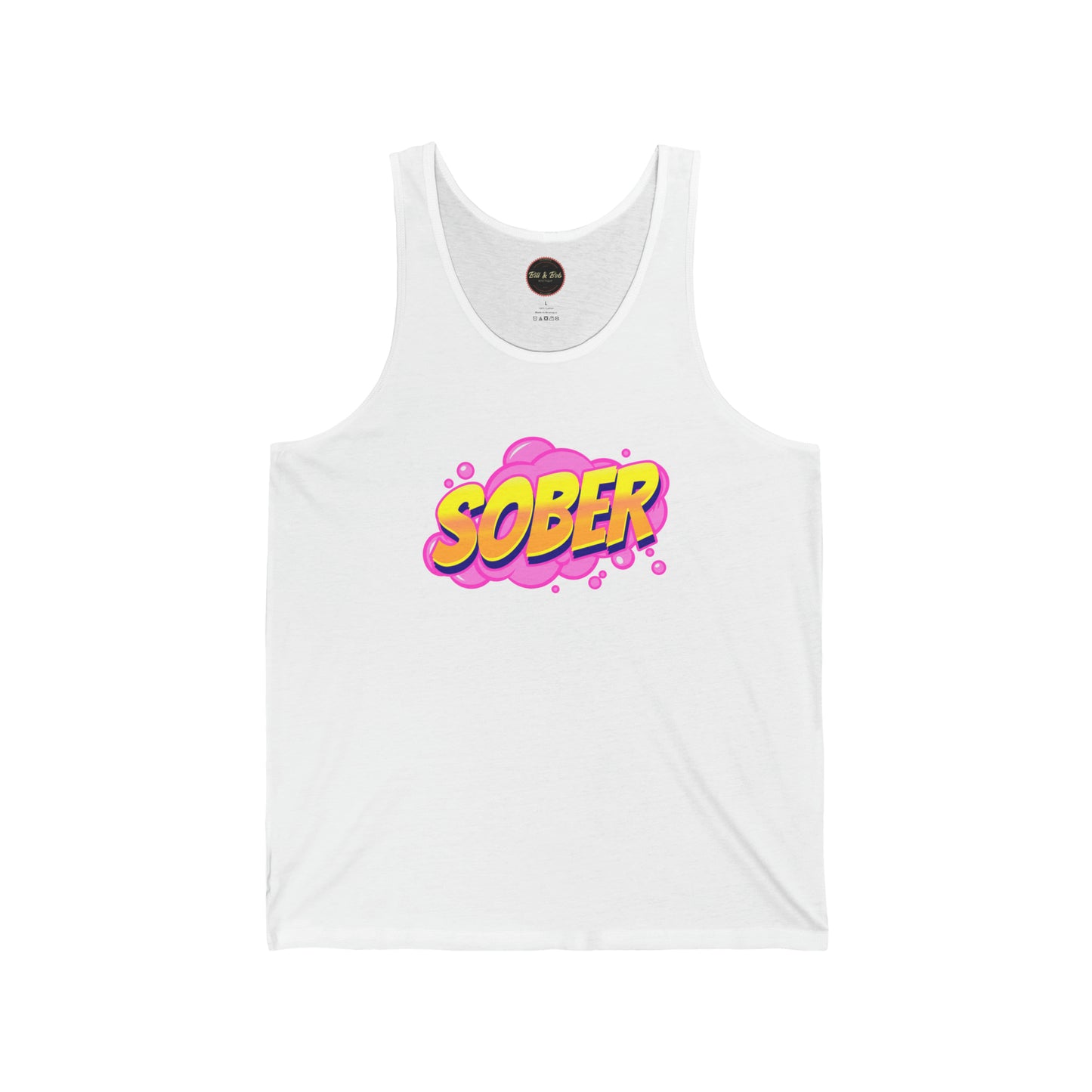 Sober Unisex Jersey Tank