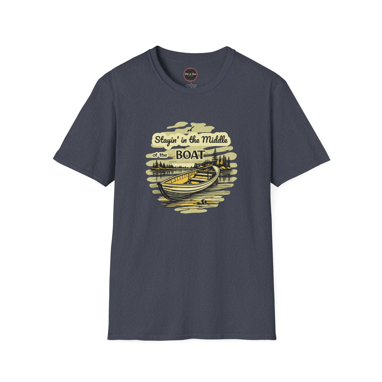 Middle of the Boat Unisex Softstyle T-Shirt