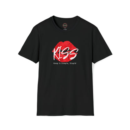 Keep it Simple, Stupid: KISS Unisex Softstyle T-Shirt