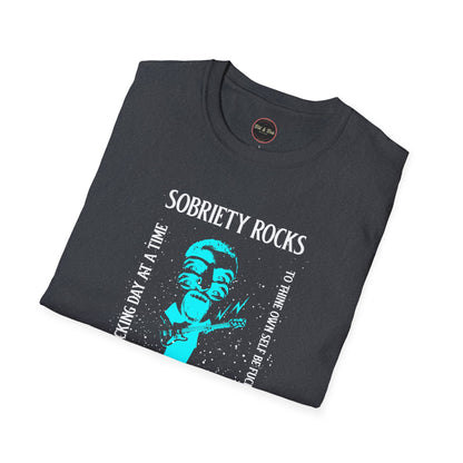 Sobriety Rocks Unisex Softstyle T-Shirt