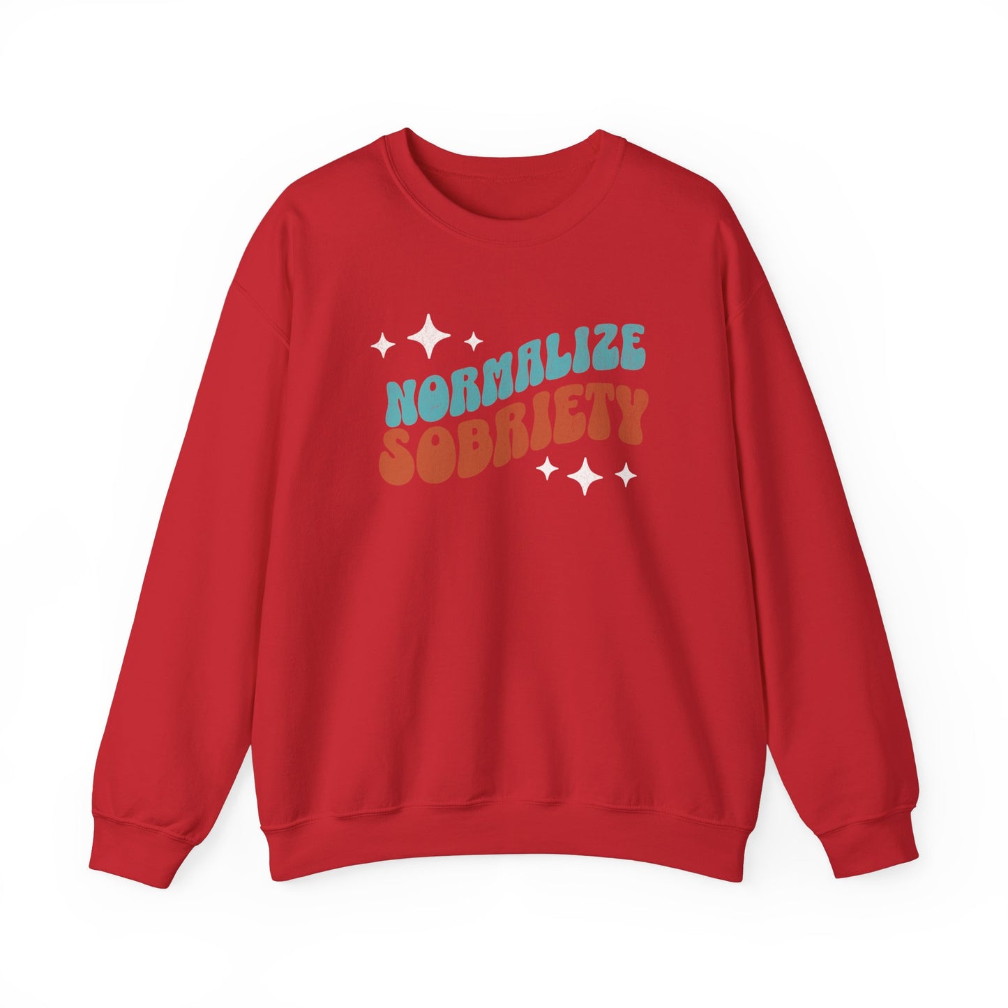 Normalize Sobriety Unisex Heavy Blend™ Crewneck Sweatshirt