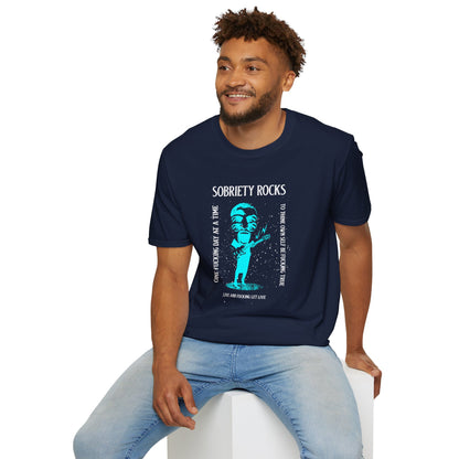 Sobriety Rocks Unisex Softstyle T-Shirt