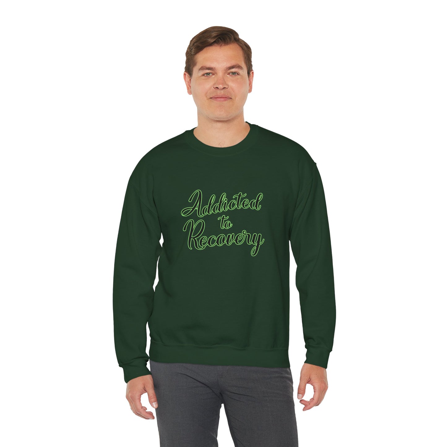 Addicted to Recovery Unisex Heavy Blend™ Crewneck Sweatshirt