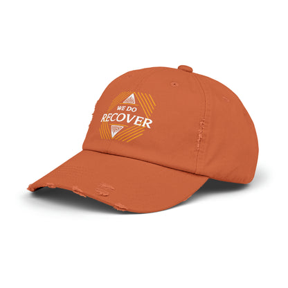 We Do Recover Unisex Distressed Cap