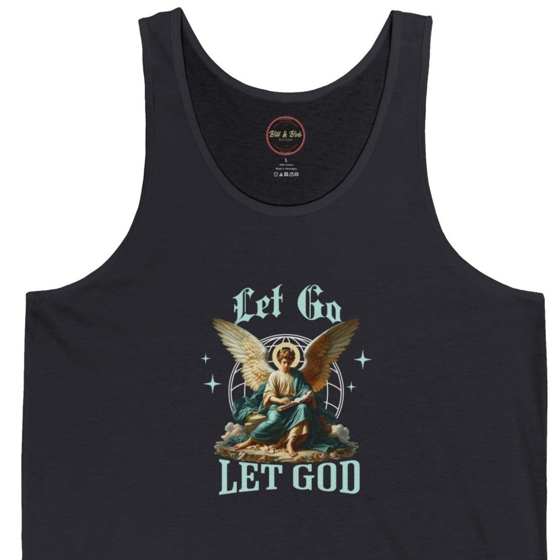 Let Go Let God Unisex Jersey Tank