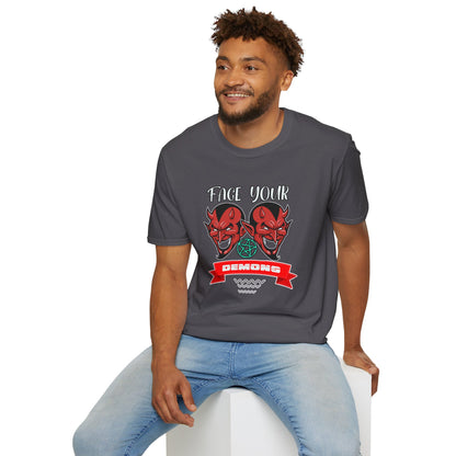 Face Your Demons Unisex Softstyle T-Shirt