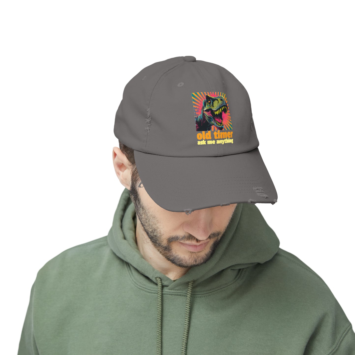 Old Timer Unisex Distressed Cap