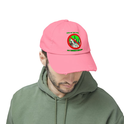 One is Too Many Unisex Distressed Cap