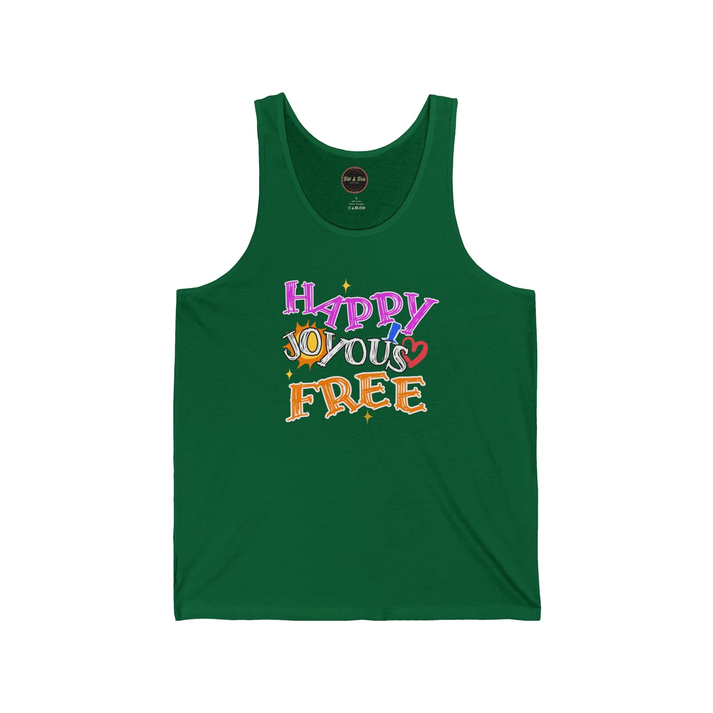 Happy Joyous Free Unisex Jersey Tank