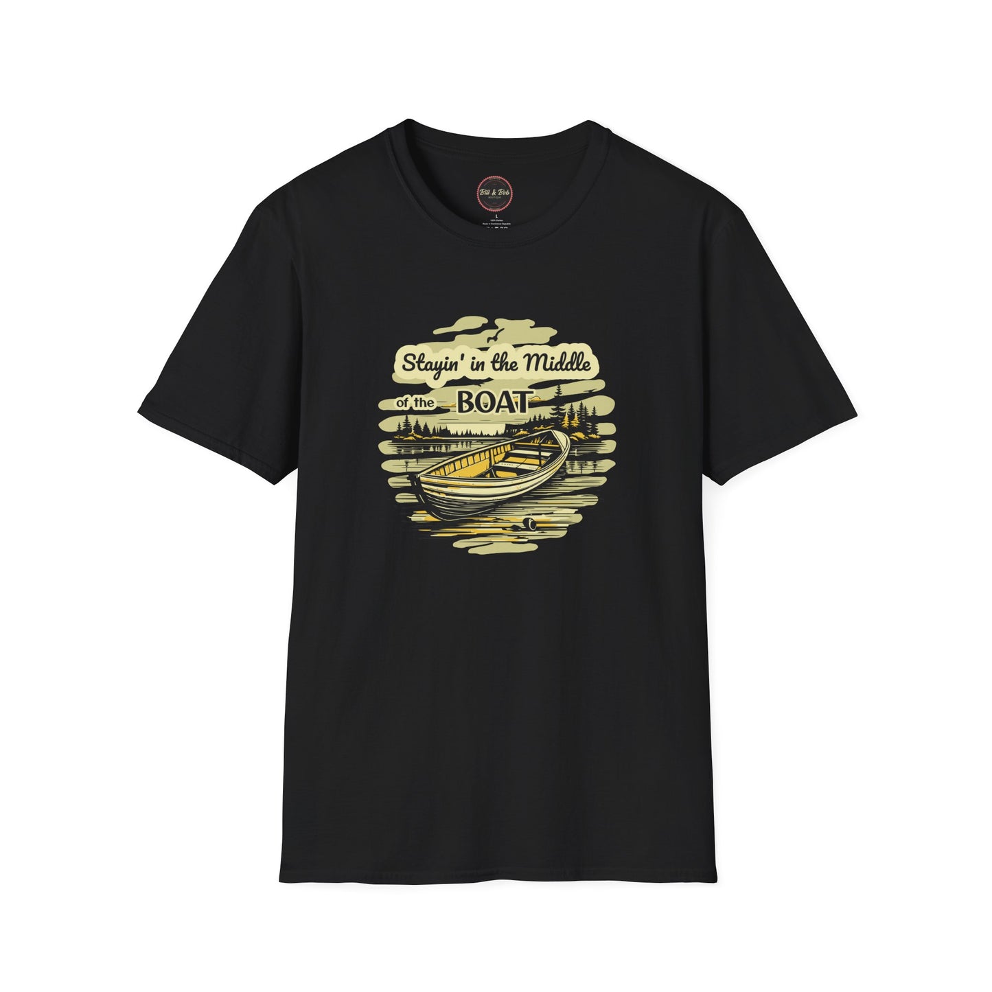 Middle of the Boat Unisex Softstyle T-Shirt
