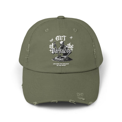 Out of the Darkness Unisex Distressed Cap