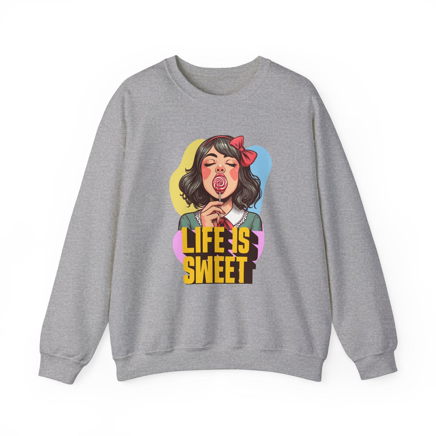 Life is Sweet Unisex Heavy Blend™ Crewneck Sweatshirt