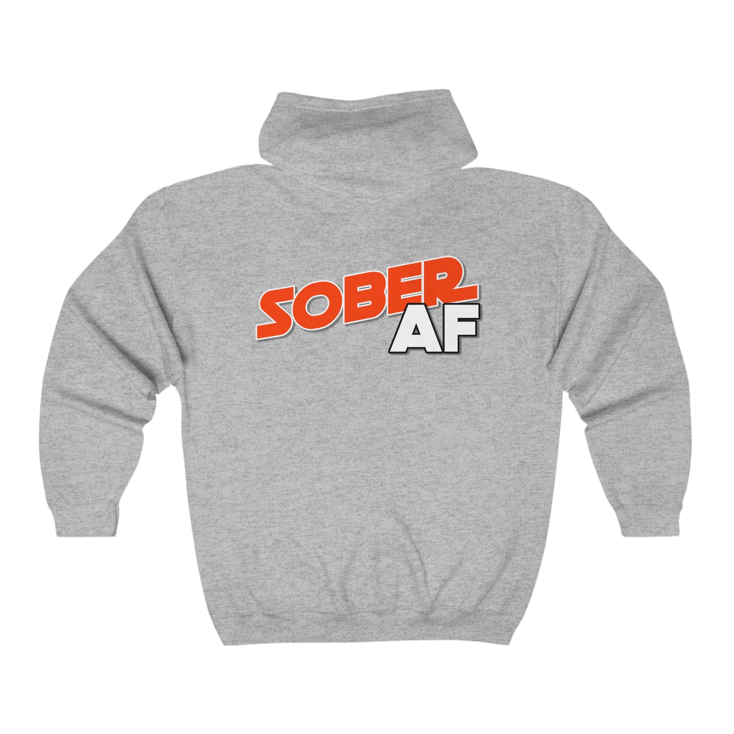 Sober AF Unisex Heavy Blend™ Full Zip Hooded Sweatshirt