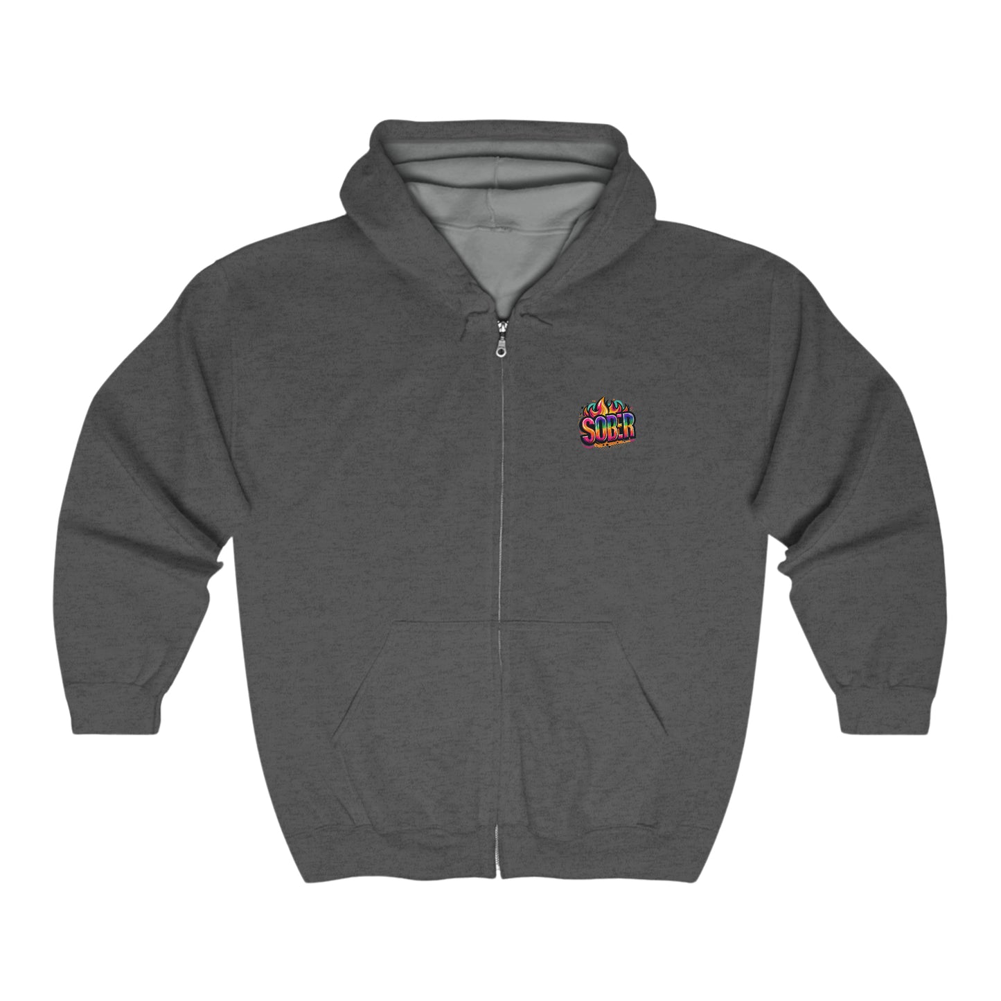 Sober Unisex Heavy Blend™ Full Zip Hooded Sweatshirt