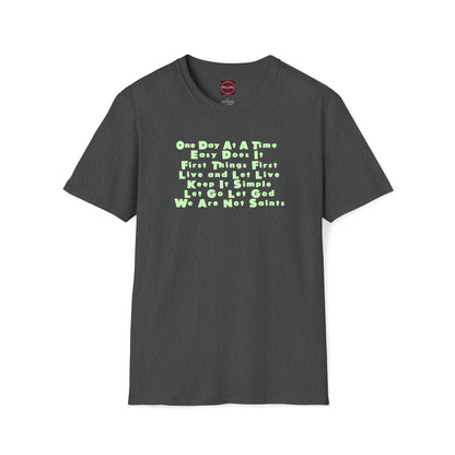 12-Step Slogans Unisex Softstyle T-Shirt