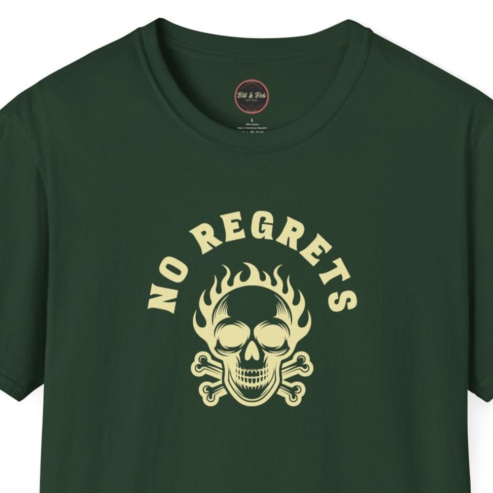 No Regrets Unisex Softstyle T-Shirt