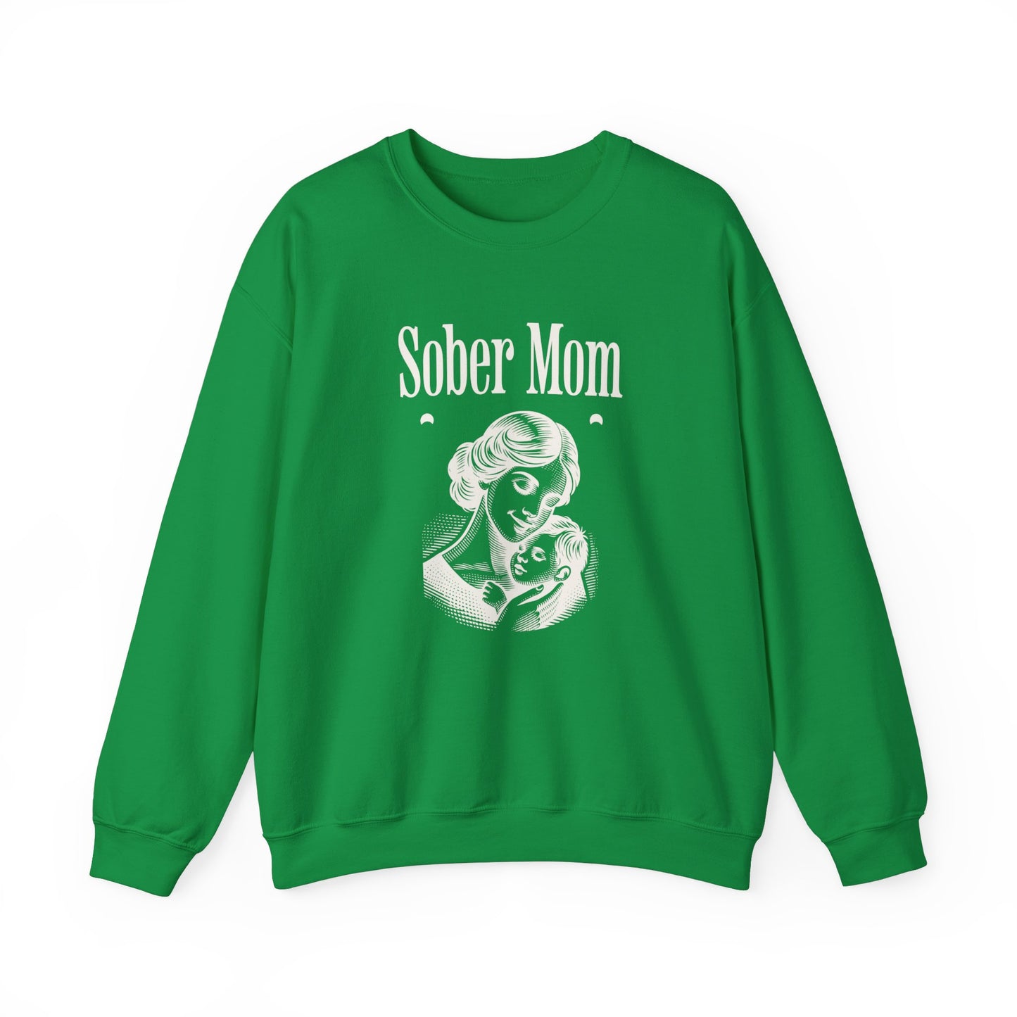 Sober Mom Unisex Heavy Blend™ Crewneck Sweatshirt