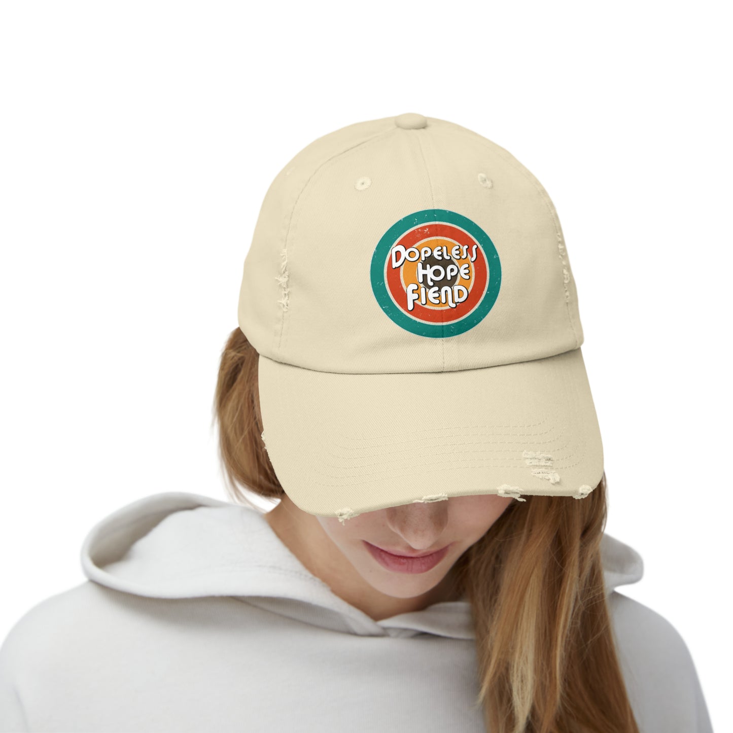 Dopeless Hope Fiend Unisex Distressed Cap