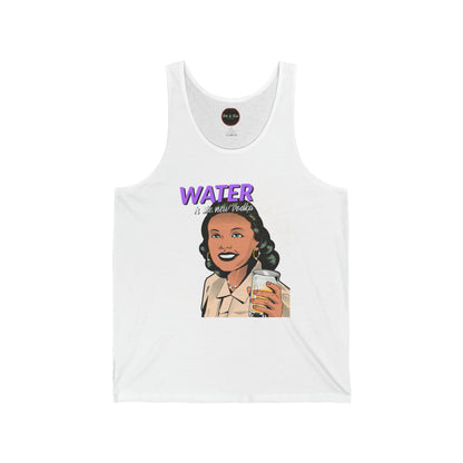 Water is the New Vodka Unisex Jersey Tank