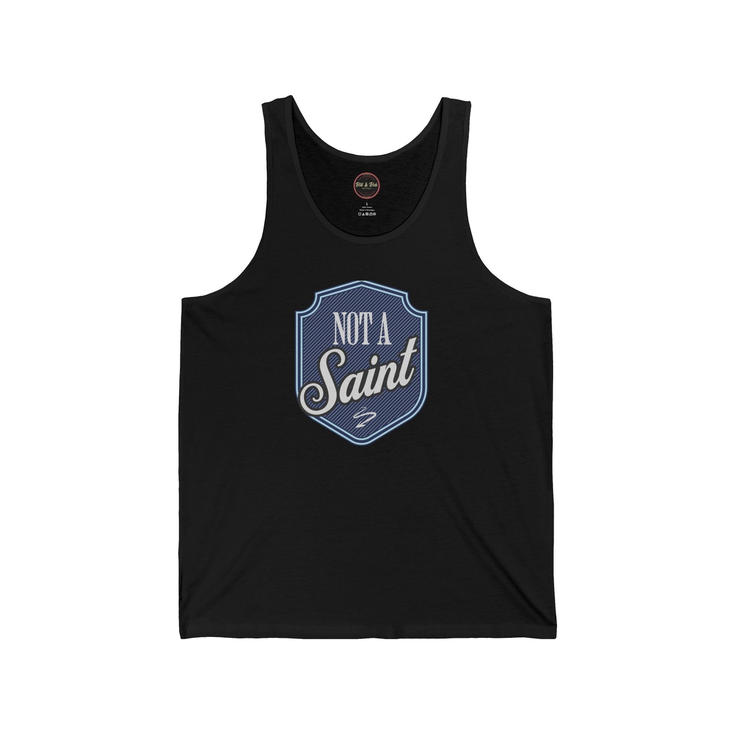 Not a Saint Unisex Jersey Tank