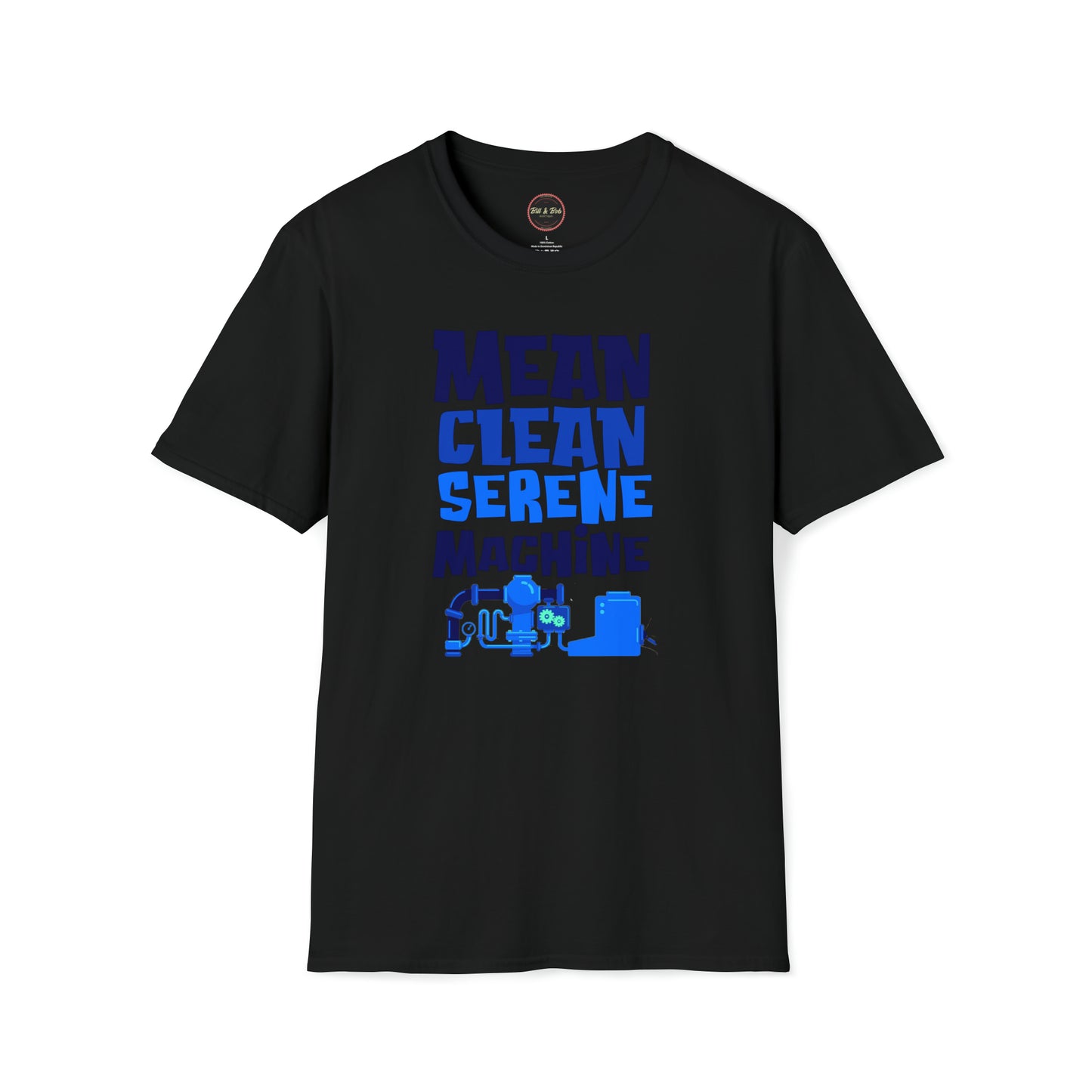 Mean Clean Serene Machine Unisex Softstyle T-Shirt