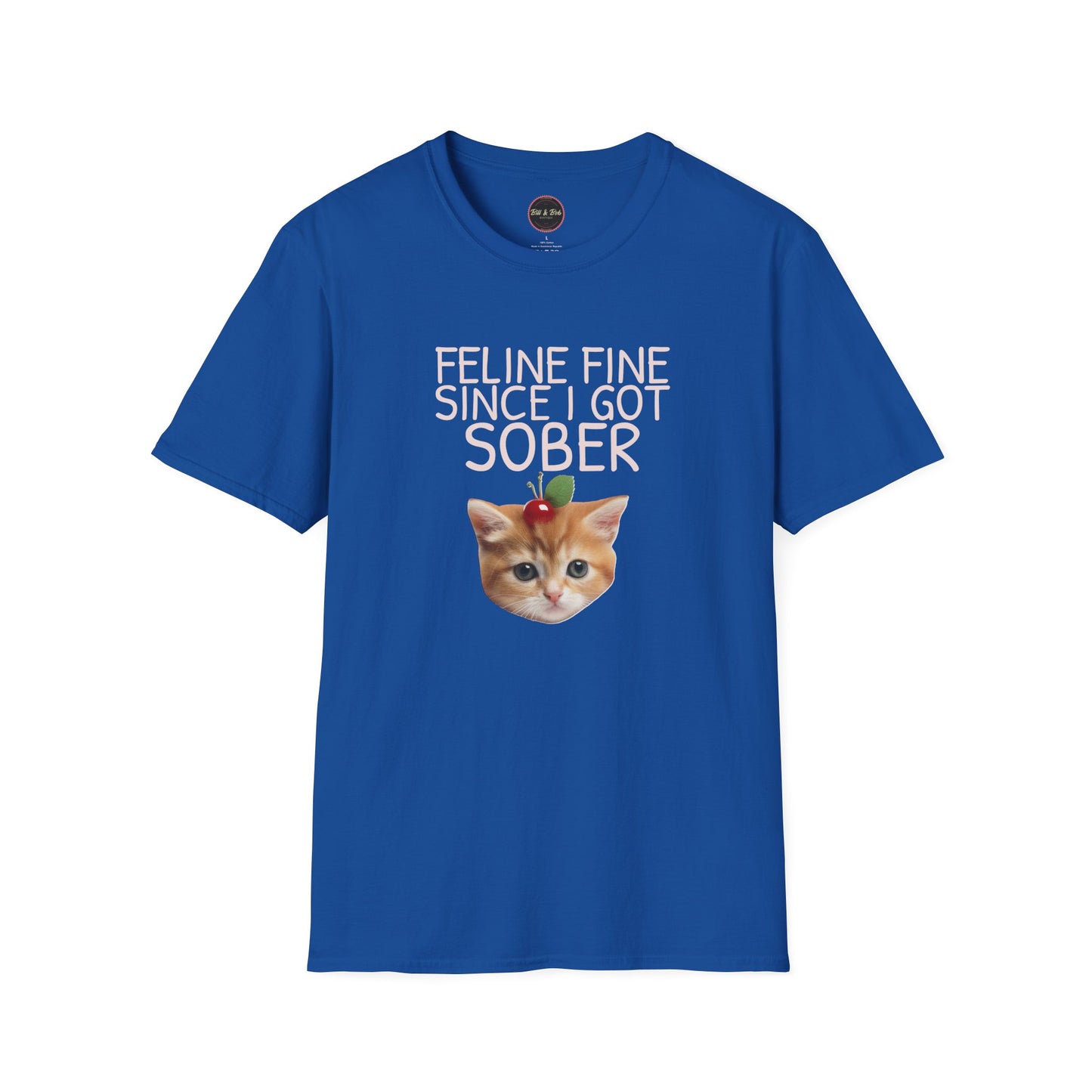 Feline Fine Unisex Softstyle T-Shirt