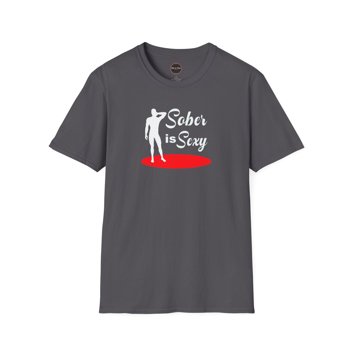 Sober is Sexy (male) Unisex Softstyle T-Shirt