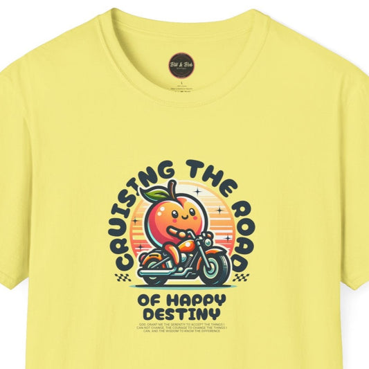 Cruising the Road of Happy Destiny Unisex Softstyle T-Shirt