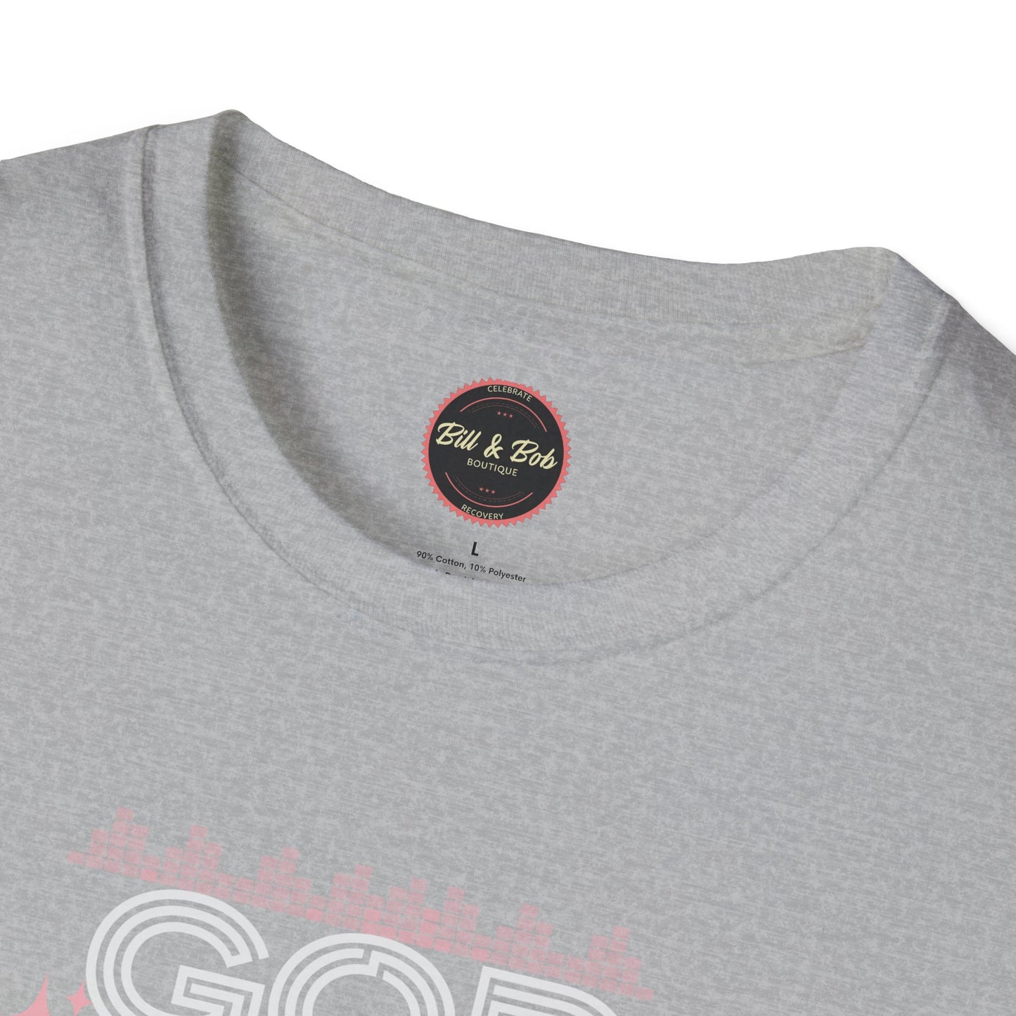 God is in the Pause Unisex Softstyle T-Shirt