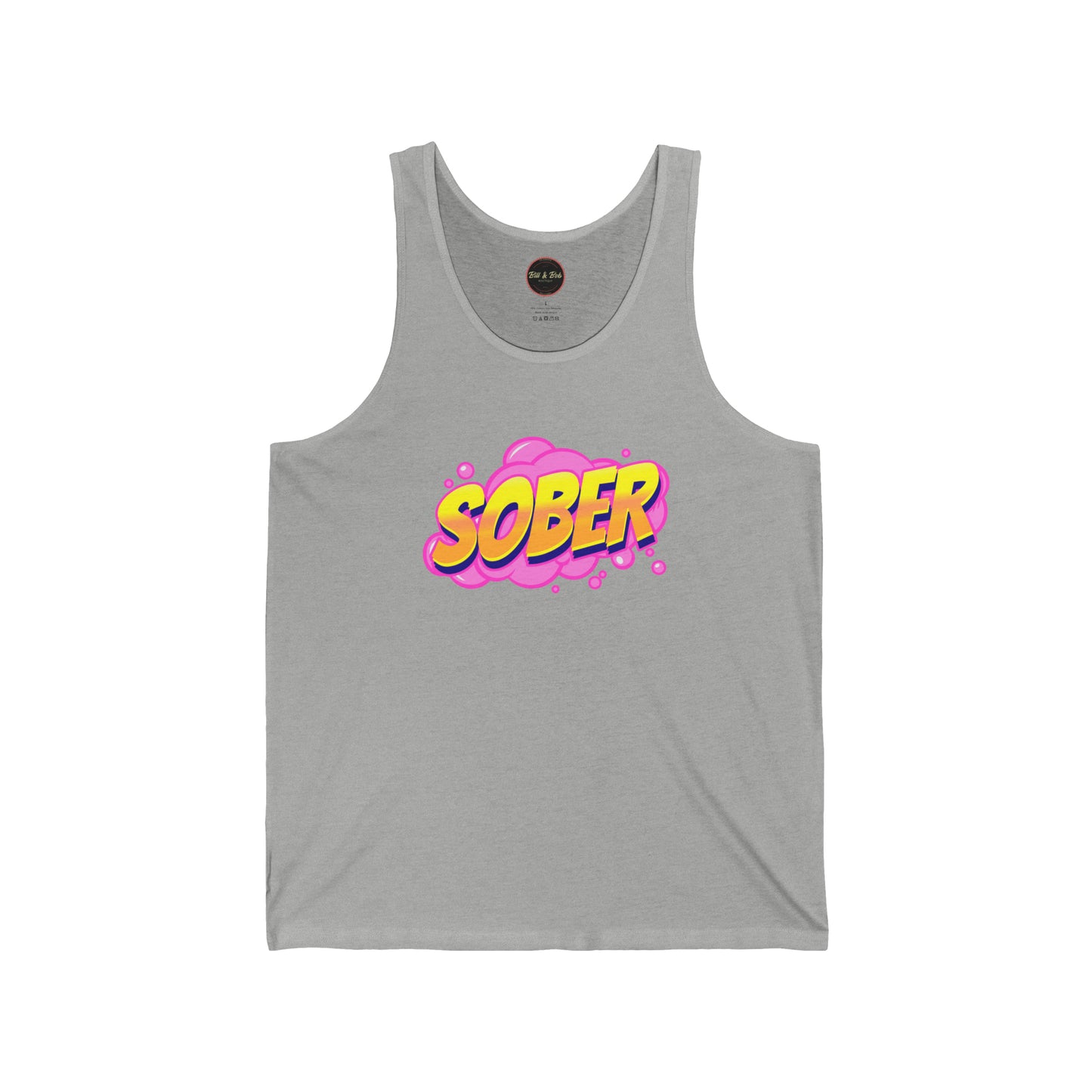 Sober Unisex Jersey Tank