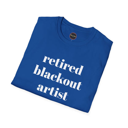 Retired Blackout Artist Unisex Softstyle T-Shirt