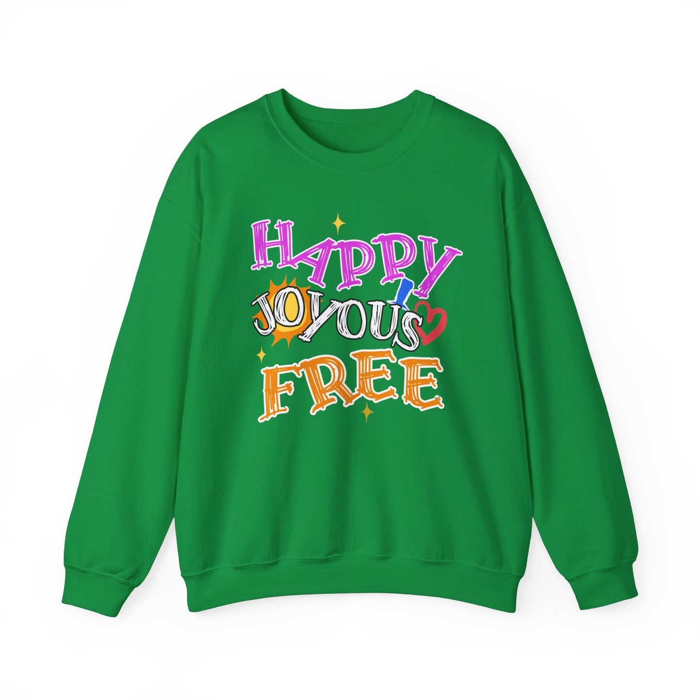 Happy Joyous Free Unisex Heavy Blend™ Crewneck Sweatshirt