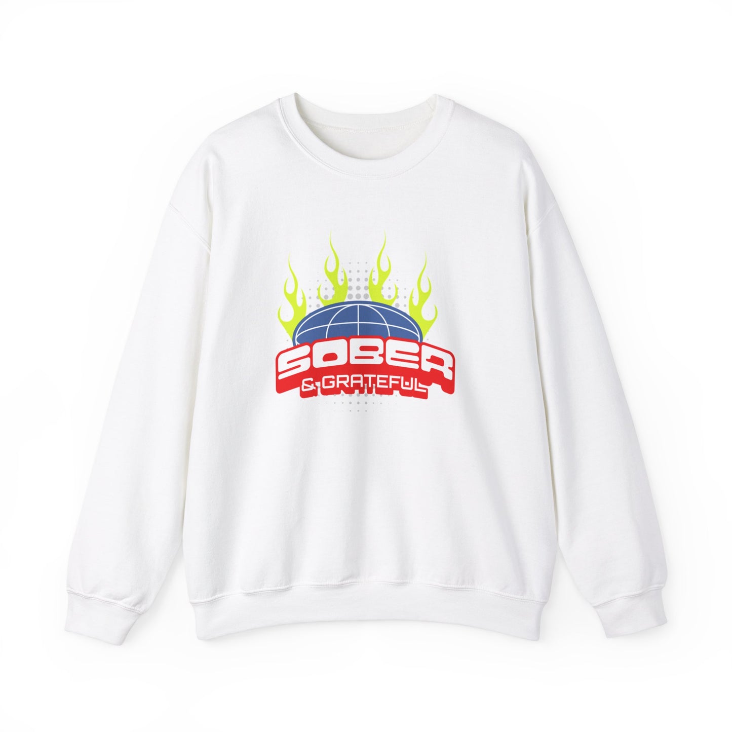 Sober and Grateful Unisex Heavy Blend™ Crewneck Sweatshirt