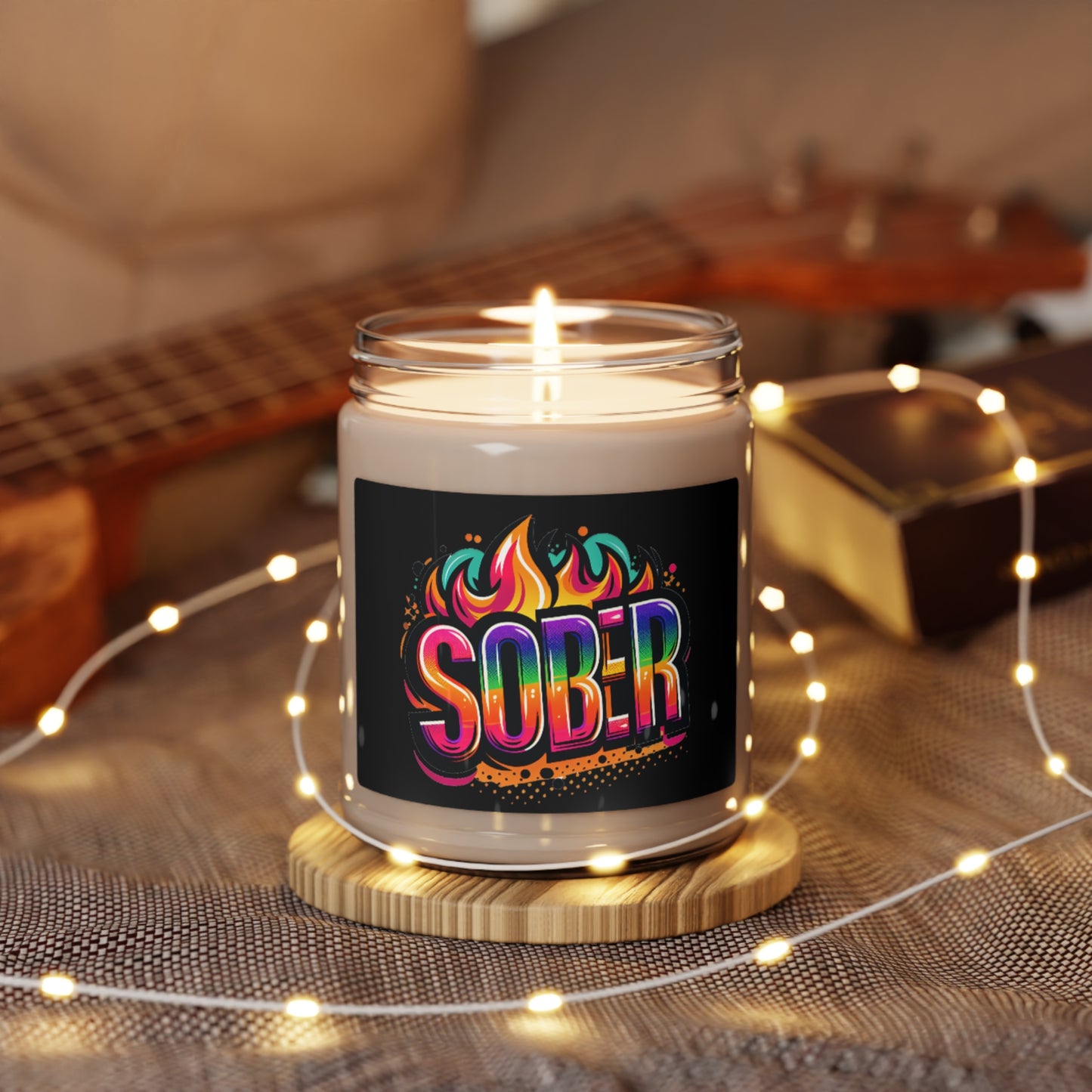 Sober Flames Scented Soy Candle, 9oz , 10 available scents