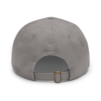 One Day Easy Does It Dad Hat with Leather Patch (Round)