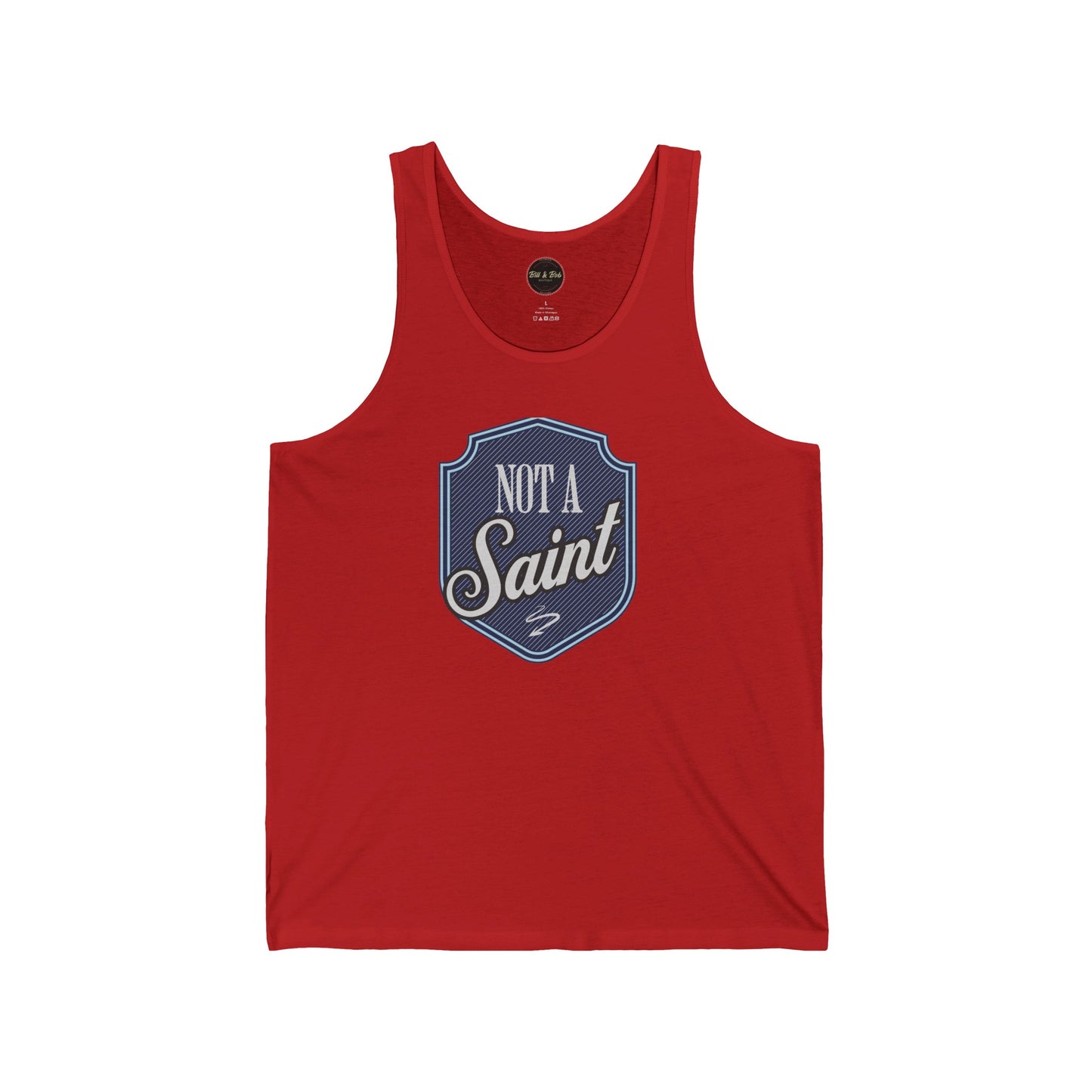 Not a Saint Unisex Jersey Tank