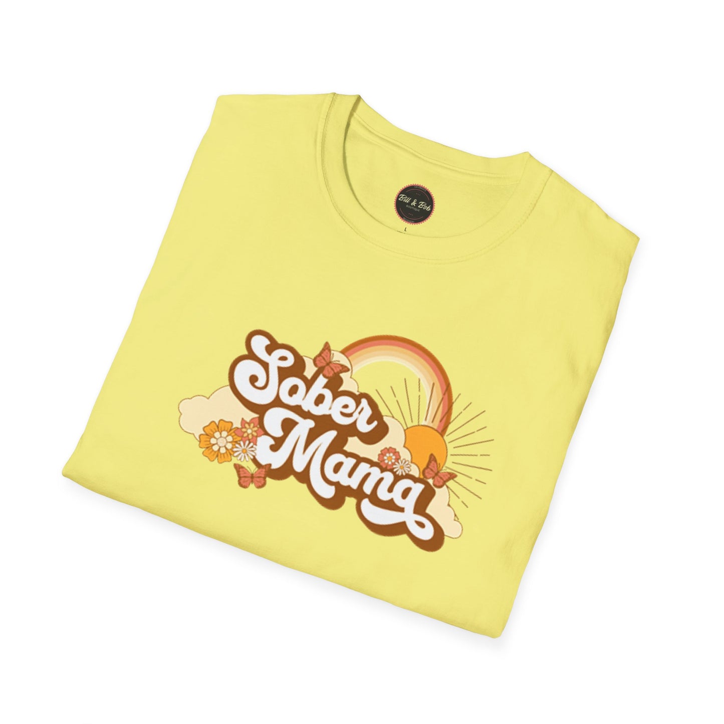 Sober Mama Unisex Softstyle T-Shirt