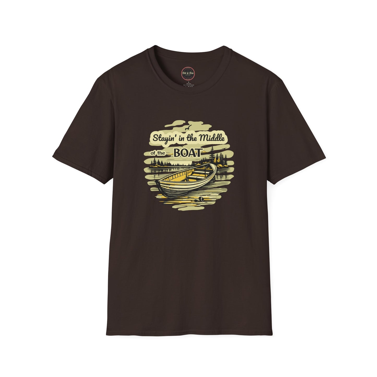 Middle of the Boat Unisex Softstyle T-Shirt