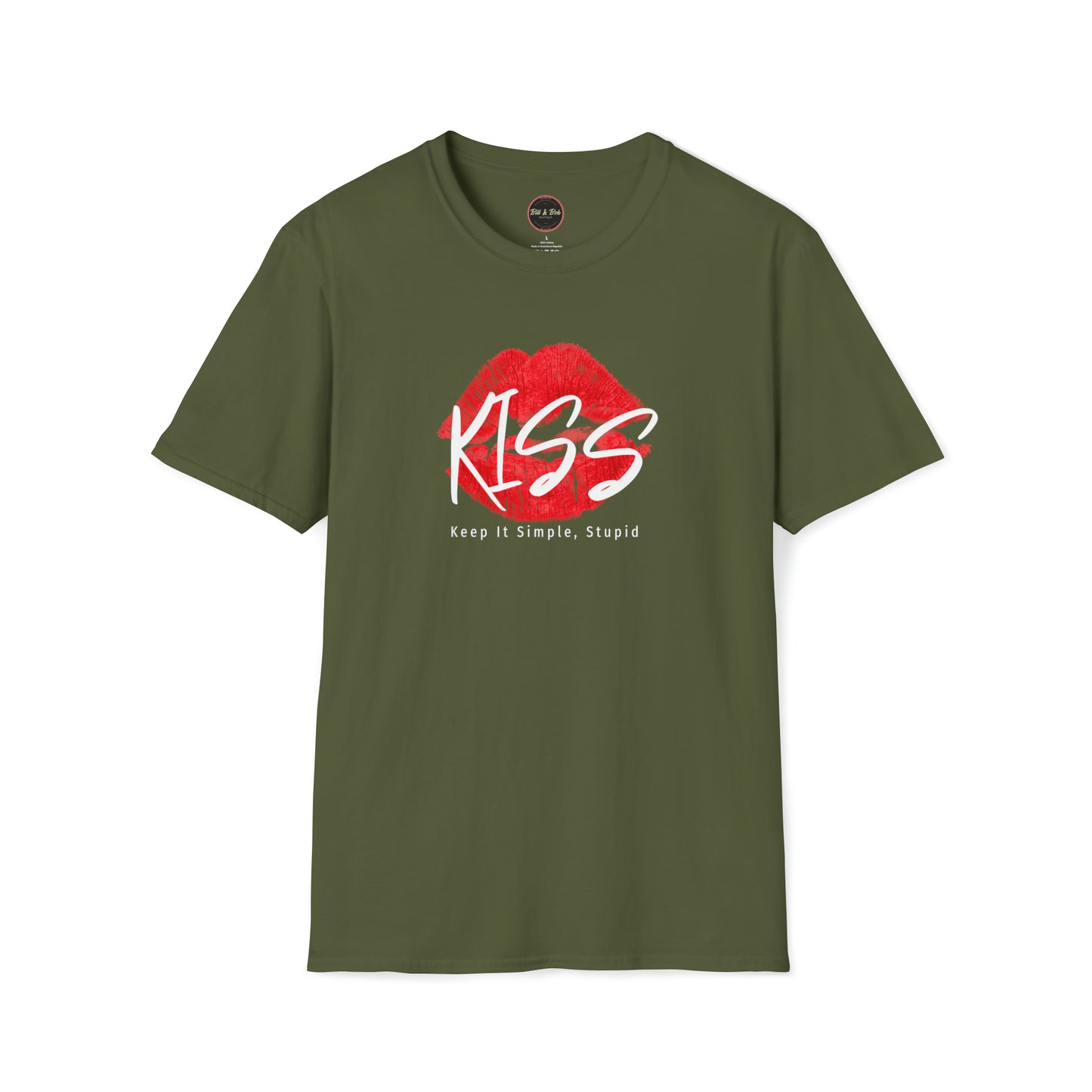 Keep it Simple, Stupid: KISS Unisex Softstyle T-Shirt