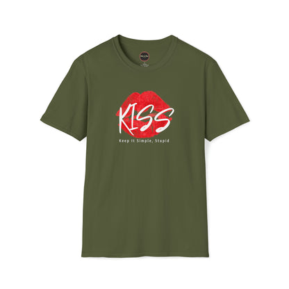 Keep it Simple, Stupid: KISS Unisex Softstyle T-Shirt