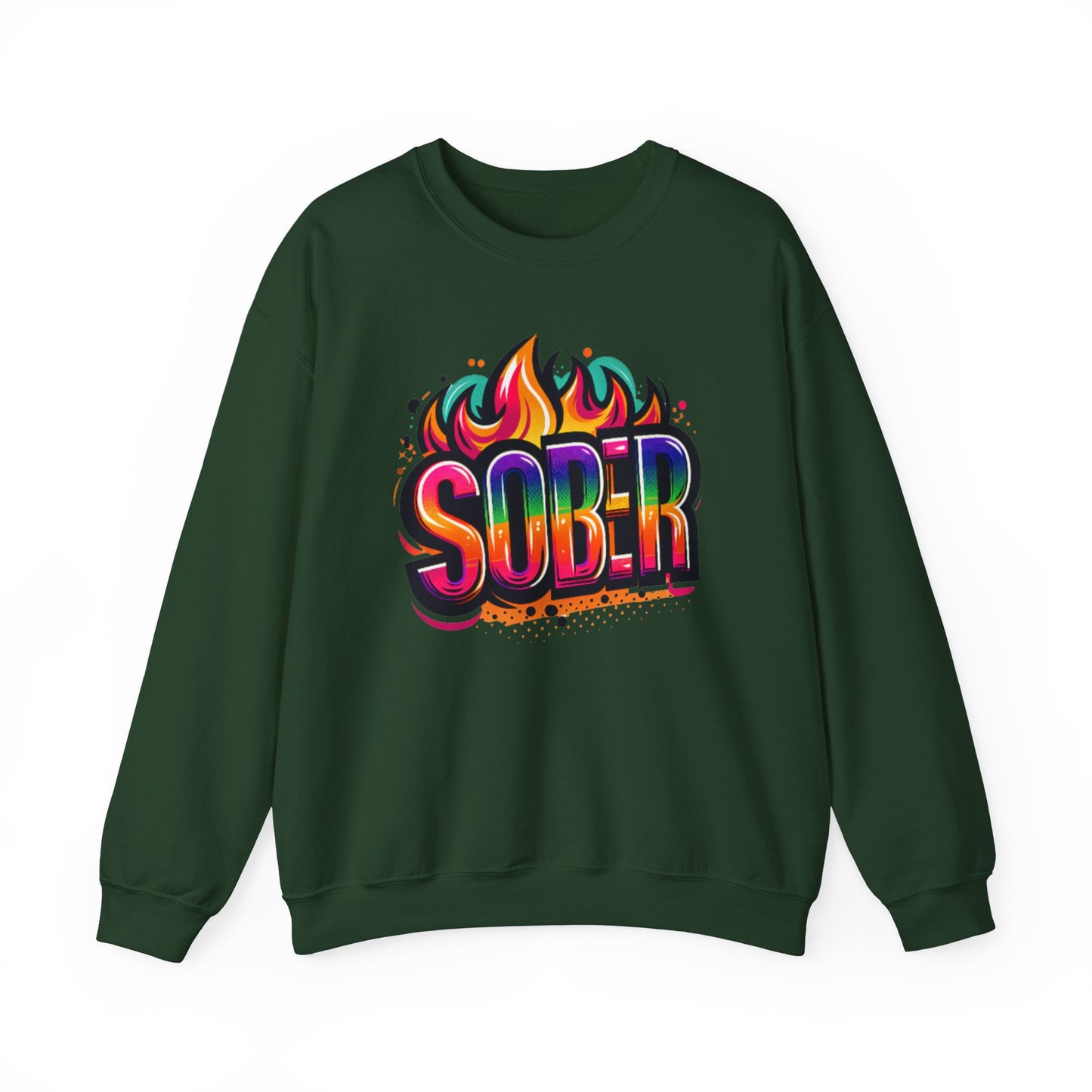 Sober Flames Unisex Heavy Blend™ Crewneck Sweatshirt