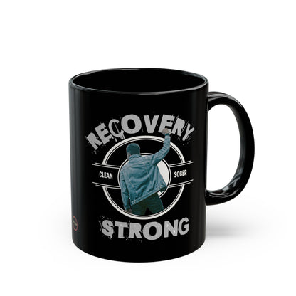 Recovery Strong Black Mug (11oz, 15oz)