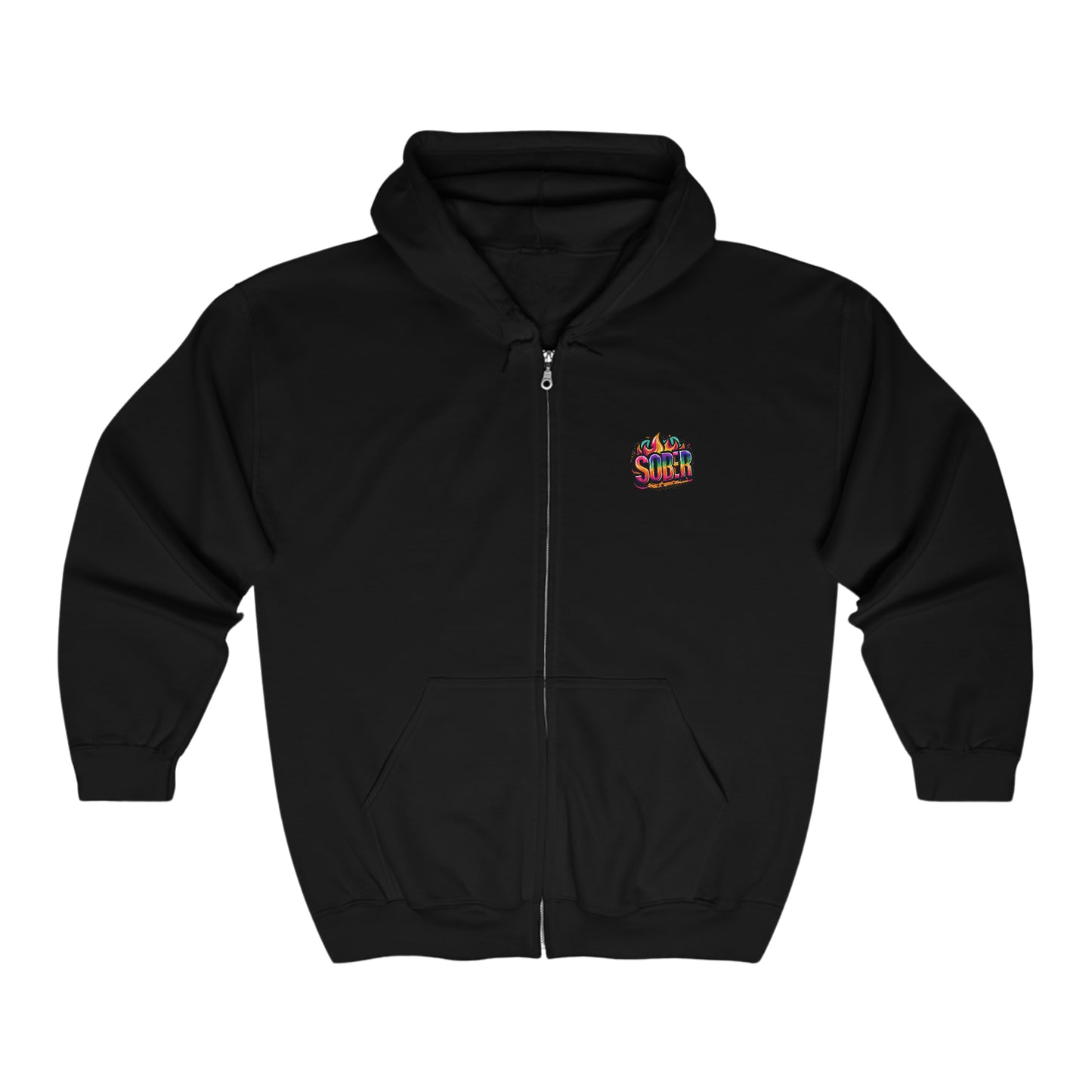 Sober Unisex Heavy Blend™ Full Zip Hooded Sweatshirt