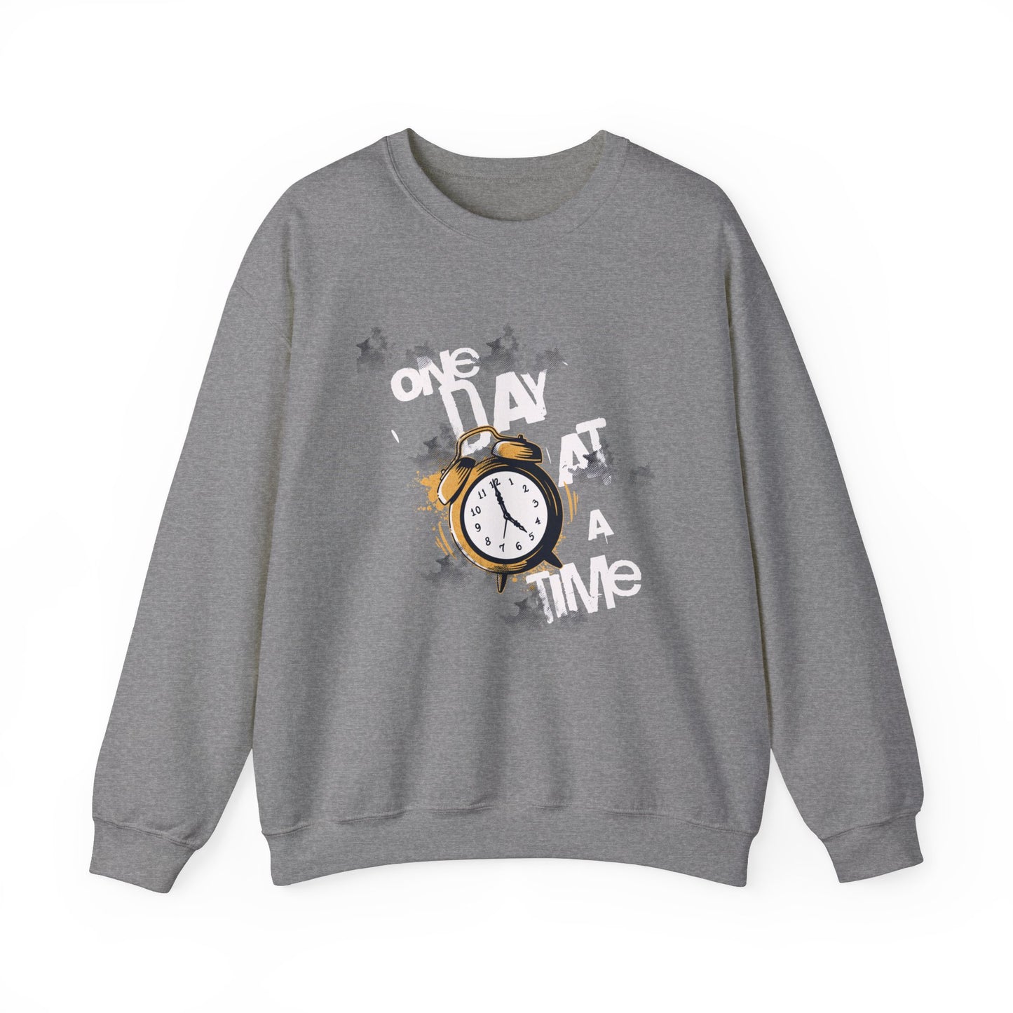 One Day at a Time Unisex Heavy Blend™ Crewneck Sweatshirt