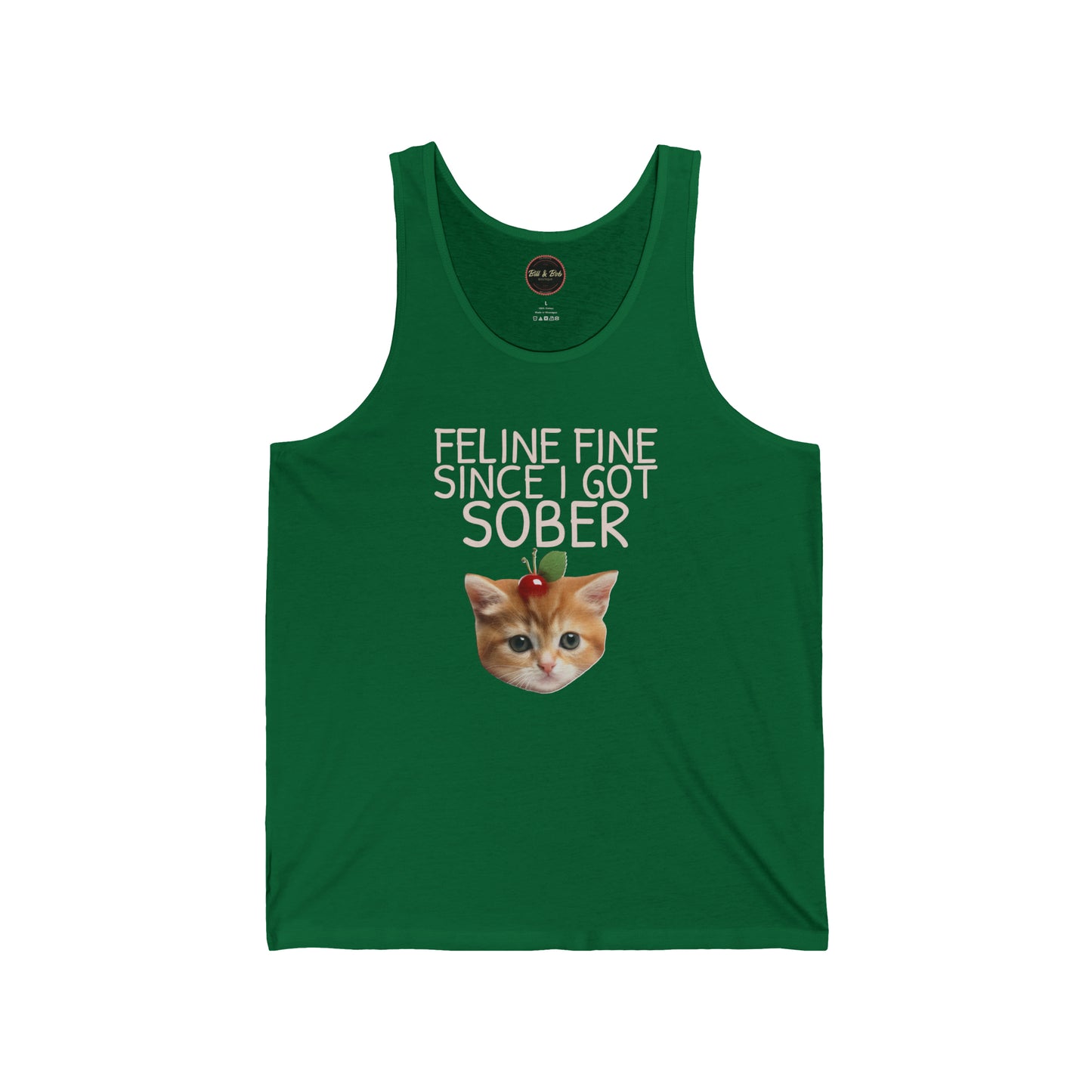 Feline Fine Unisex Jersey Tank