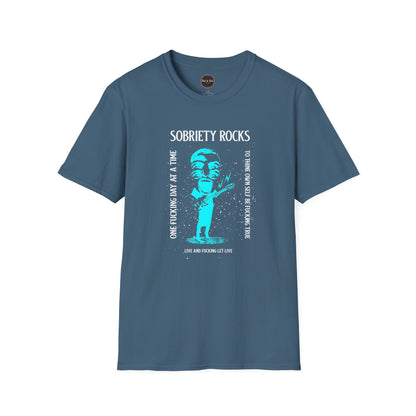 Sobriety Rocks Unisex Softstyle T-Shirt