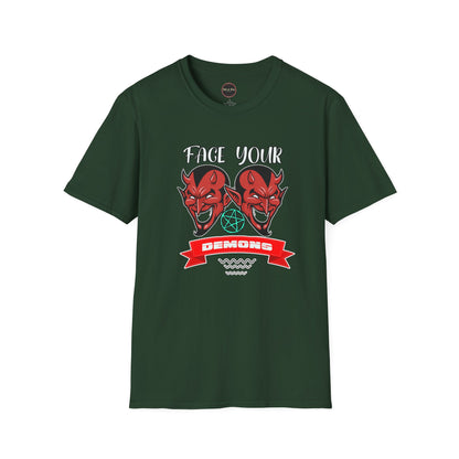 Face Your Demons Unisex Softstyle T-Shirt
