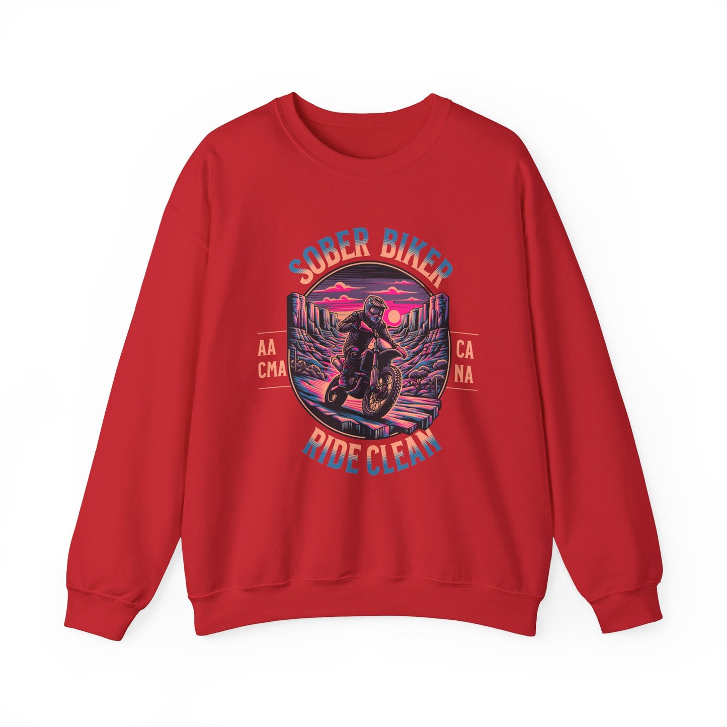 Sober Biker Unisex Heavy Blend™ Crewneck Sweatshirt